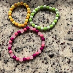 Colorful Beaded Kids Bracelets Set